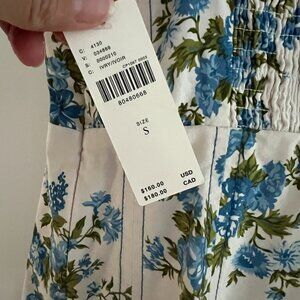 Anthropologie flowered dress.